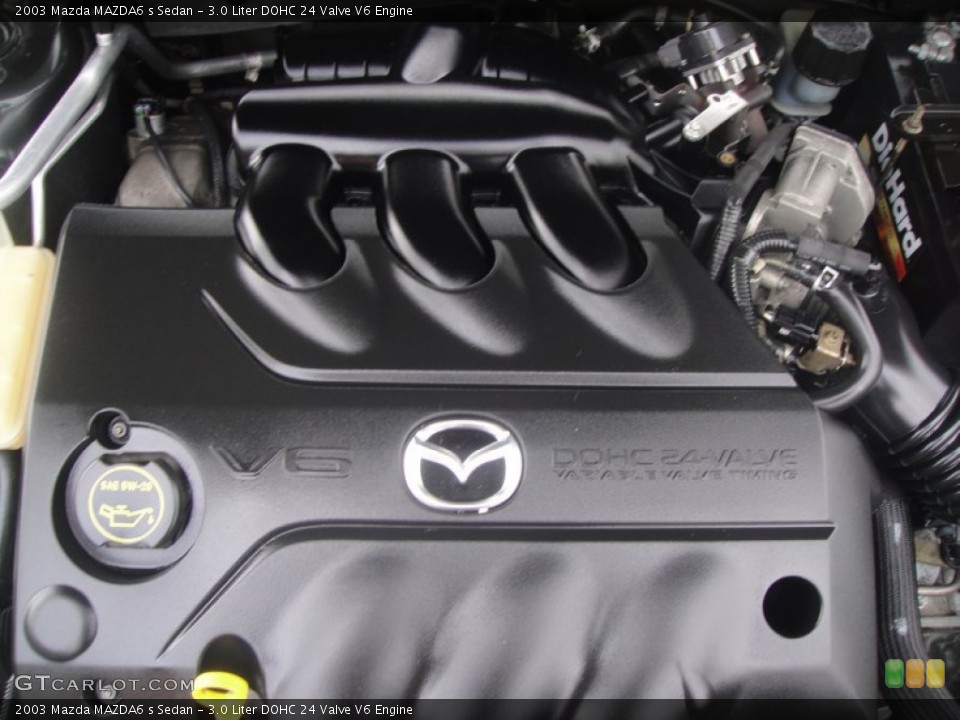 3.0 Liter DOHC 24 Valve V6 Engine for the 2003 Mazda MAZDA6 #52340274