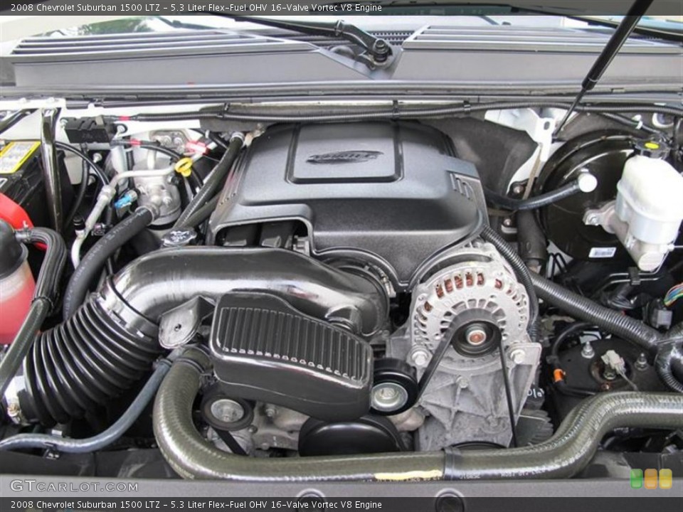 5.3 Liter Flex-Fuel OHV 16-Valve Vortec V8 Engine for the 2008 Chevrolet Suburban #52342974