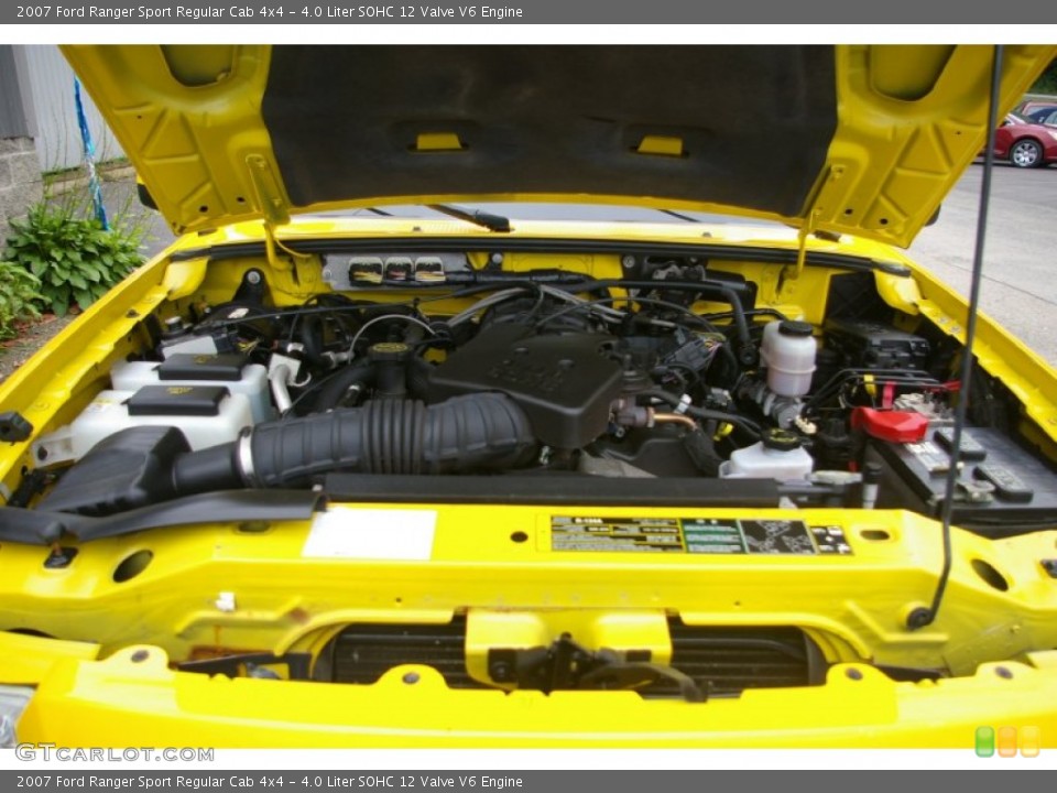 4.0 Liter SOHC 12 Valve V6 Engine for the 2007 Ford Ranger #52360056