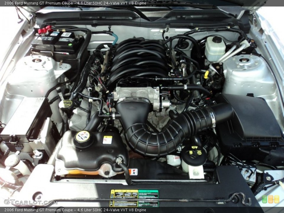 4.6 Liter SOHC 24-Valve VVT V8 Engine for the 2006 Ford Mustang #52369348