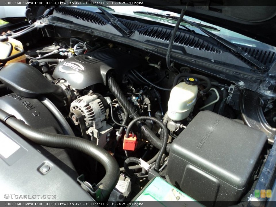 6.0 Liter OHV 16-Valve V8 Engine for the 2002 GMC Sierra 1500 #52370845