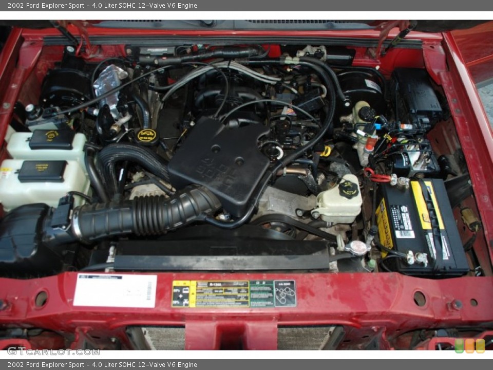4.0 Liter SOHC 12-Valve V6 Engine for the 2002 Ford Explorer #52375792