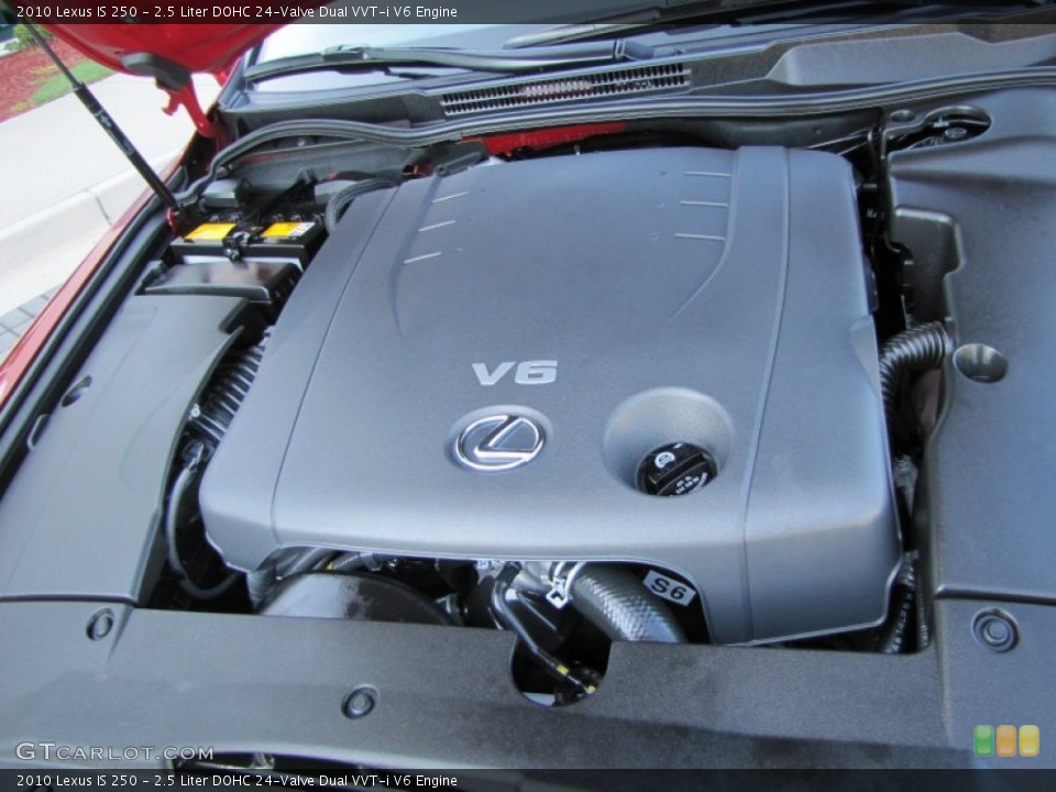 2.5 Liter DOHC 24-Valve Dual VVT-i V6 Engine for the 2010 Lexus IS #52376347