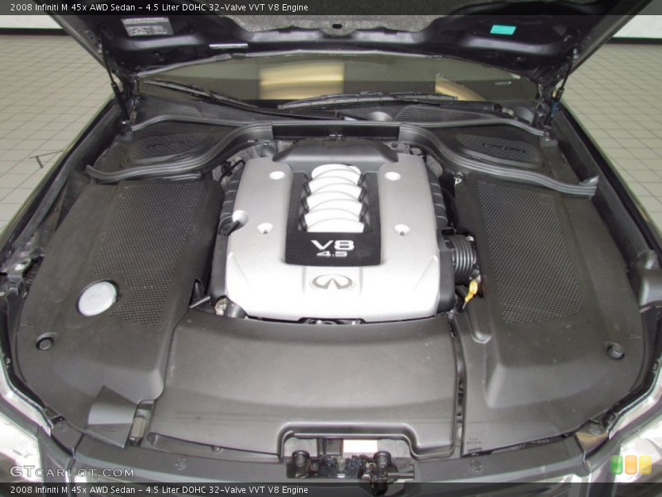 4.5 Liter DOHC 32-Valve VVT V8 Engine for the 2008 Infiniti M #52386058