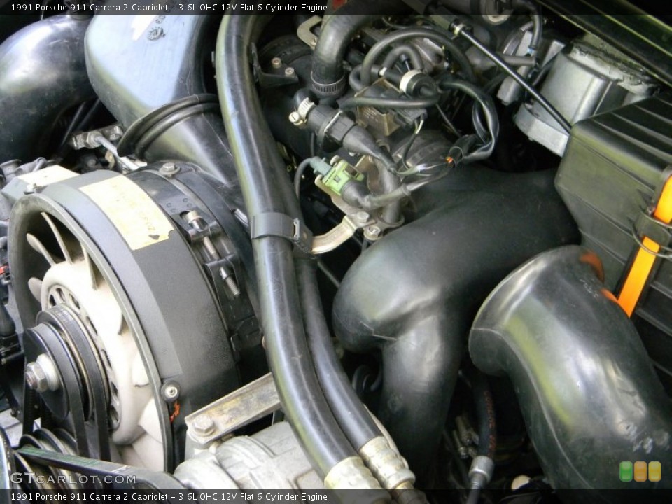 3.6L OHC 12V Flat 6 Cylinder Engine for the 1991 Porsche 911 #52388749