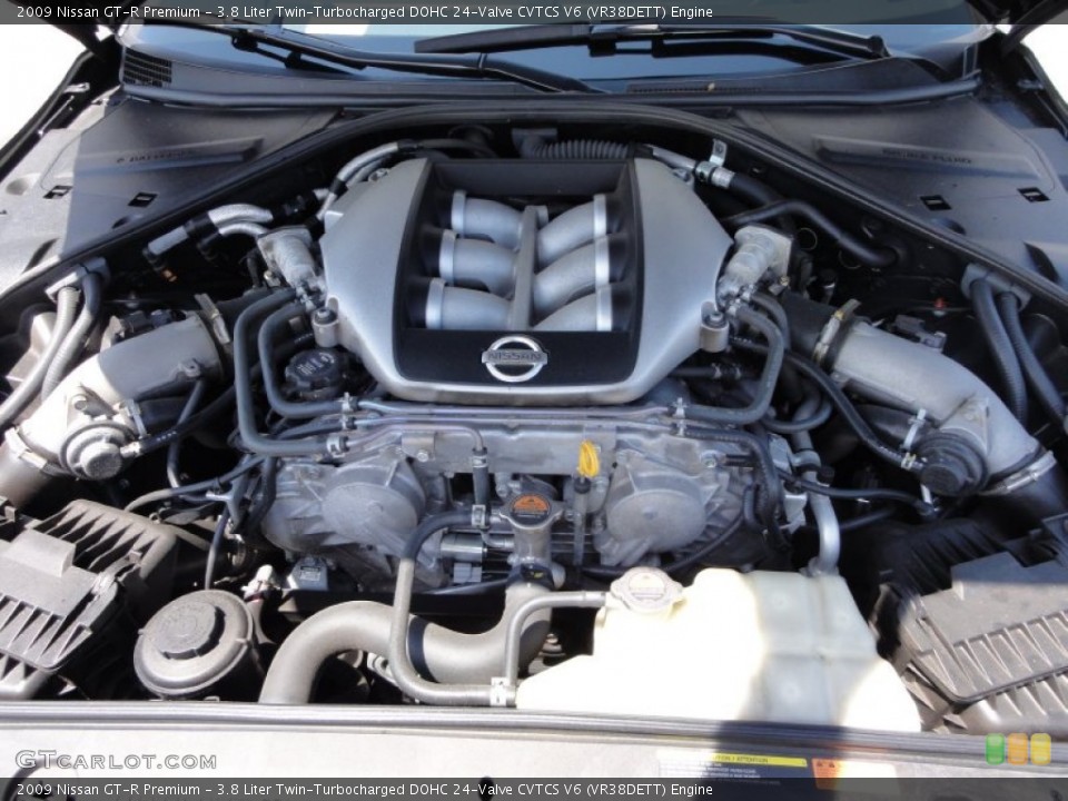 3.8 Liter Twin-Turbocharged DOHC 24-Valve CVTCS V6 (VR38DETT) Engine for the 2009 Nissan GT-R #52393677