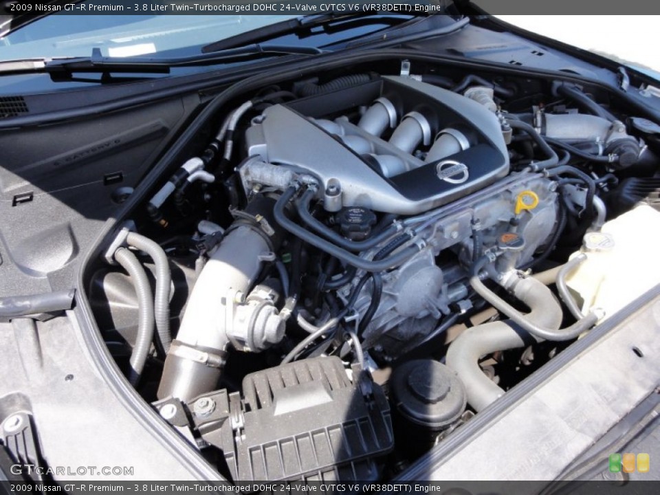 3.8 Liter Twin-Turbocharged DOHC 24-Valve CVTCS V6 (VR38DETT) Engine for the 2009 Nissan GT-R #52393704