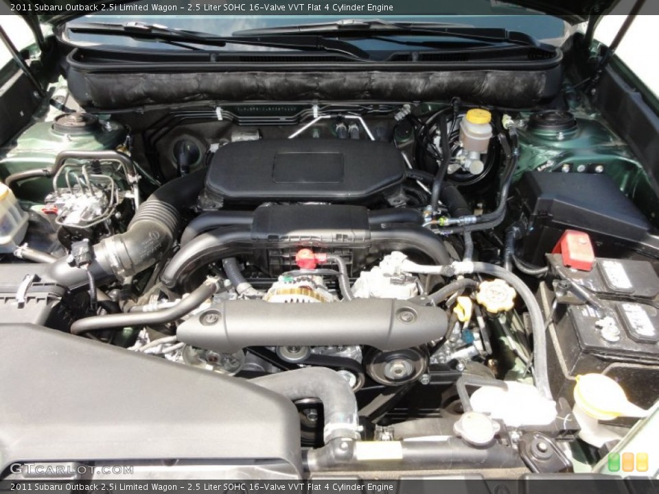 2.5 Liter SOHC 16-Valve VVT Flat 4 Cylinder Engine for the 2011 Subaru Outback #52394322