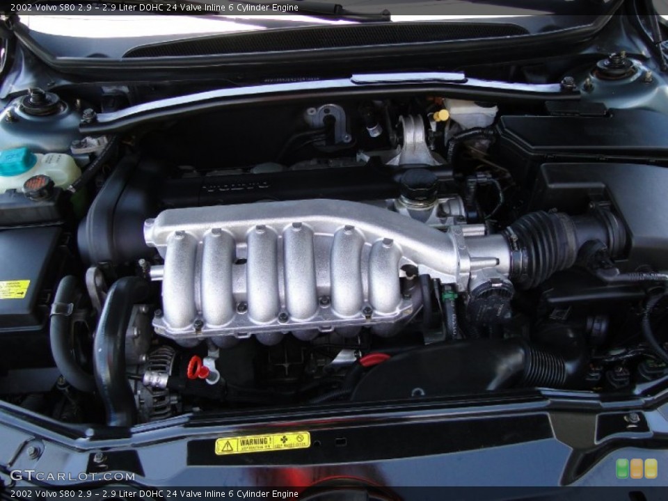 2.9 Liter DOHC 24 Valve Inline 6 Cylinder Engine for the 2002 Volvo S80 #52394364