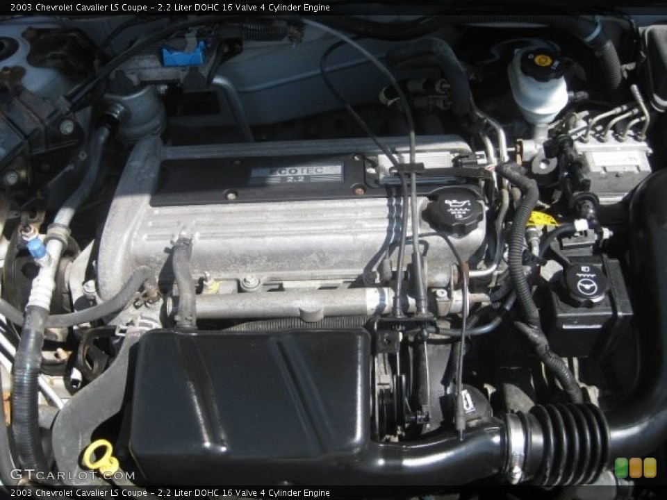2.2 Liter DOHC 16 Valve 4 Cylinder Engine for the 2003 Chevrolet Cavalier #52403040