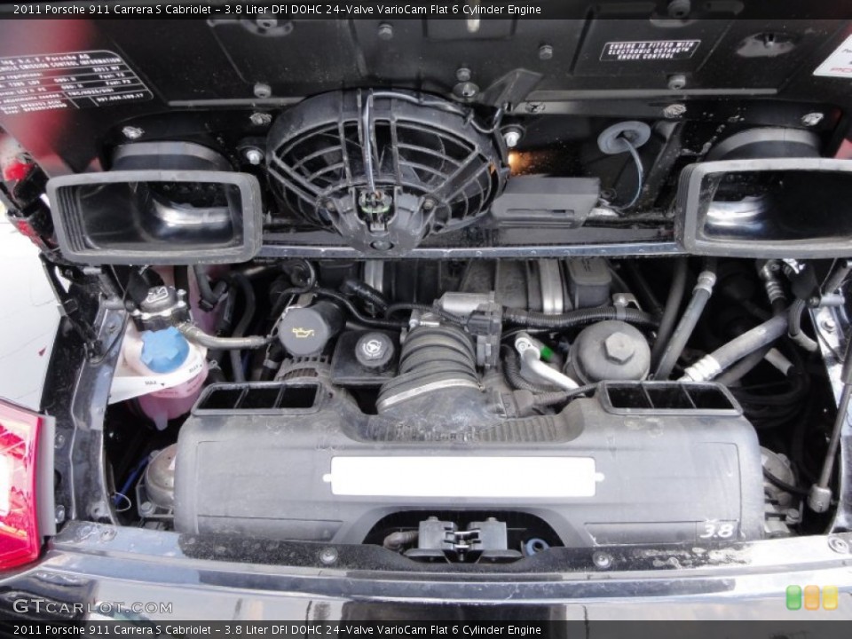3.8 Liter DFI DOHC 24-Valve VarioCam Flat 6 Cylinder Engine for the 2011 Porsche 911 #52404342