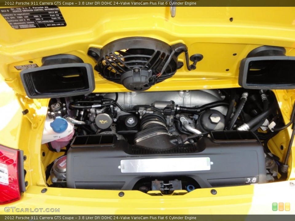 3.8 Liter DFI DOHC 24-Valve VarioCam Plus Flat 6 Cylinder Engine for the 2012 Porsche 911 #52409088