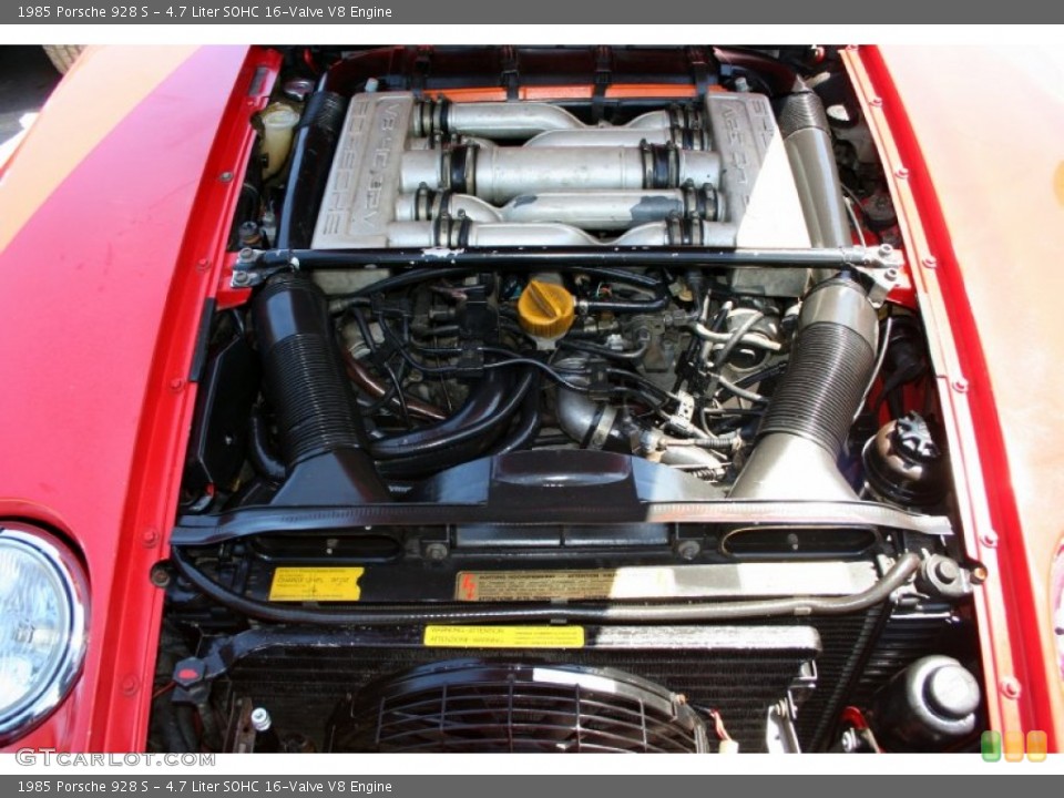 4.7 Liter SOHC 16-Valve V8 1985 Porsche 928 Engine