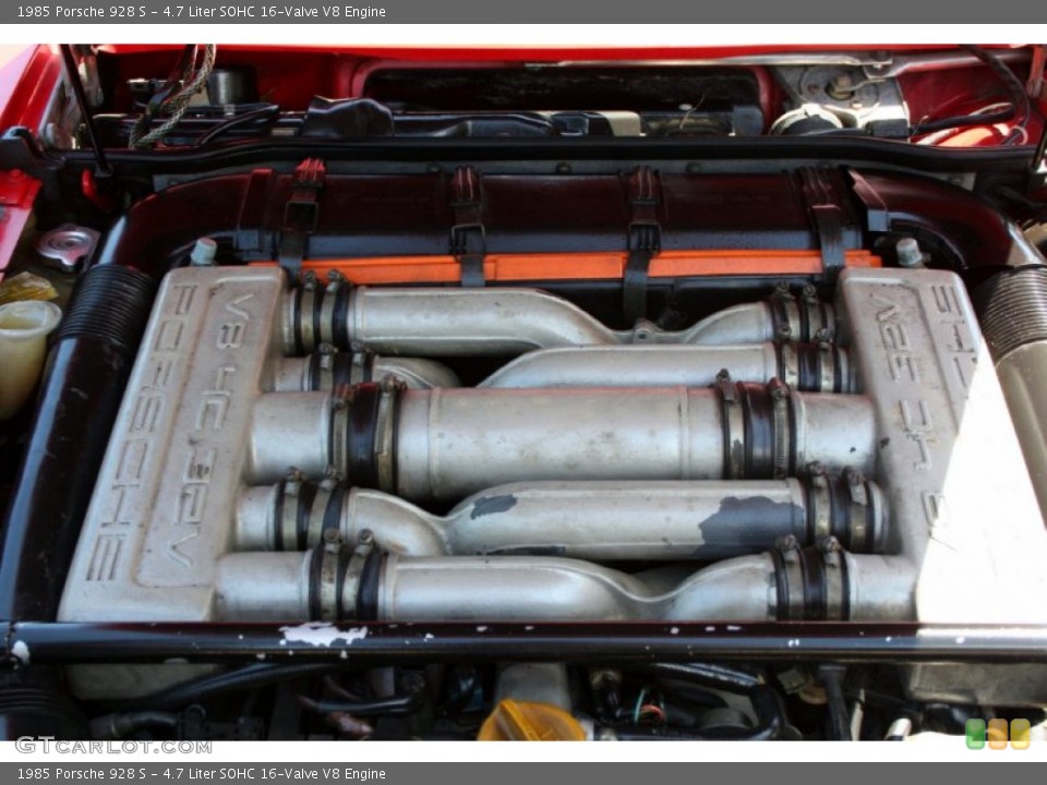 4.7 Liter SOHC 16-Valve V8 Engine for the 1985 Porsche 928 #52411749