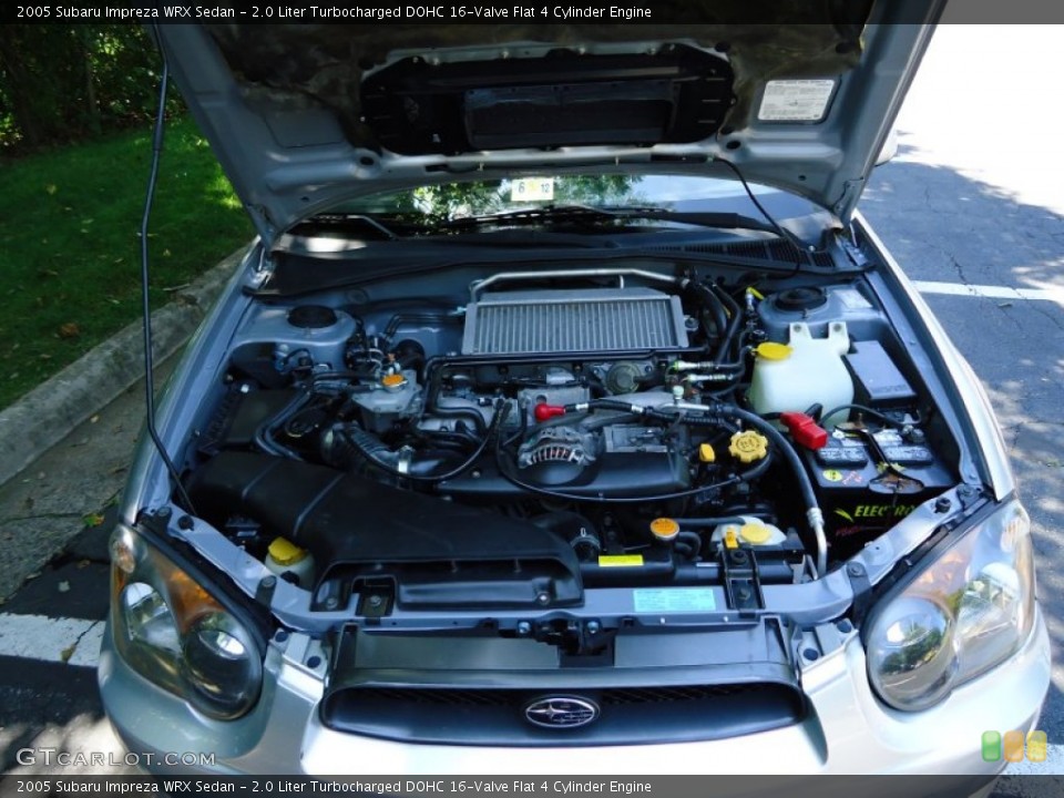2.0 Liter Turbocharged DOHC 16-Valve Flat 4 Cylinder Engine for the 2005 Subaru Impreza #52411986