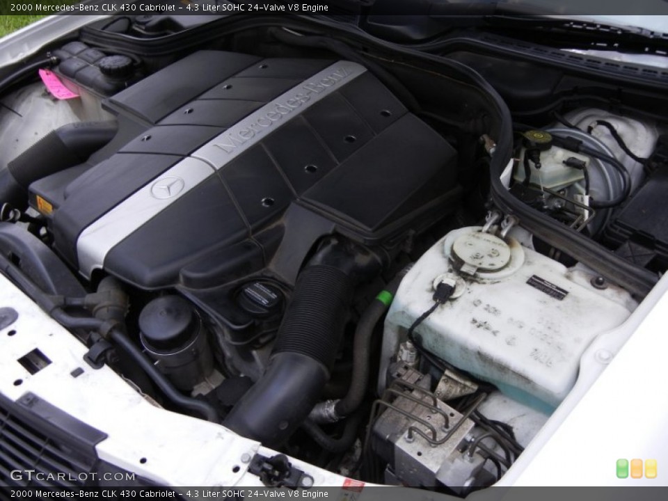 4.3 Liter SOHC 24-Valve V8 Engine for the 2000 Mercedes-Benz CLK #52413657