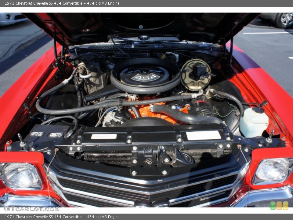 454 cid V8 Engine for the 1971 Chevrolet Chevelle #52416993