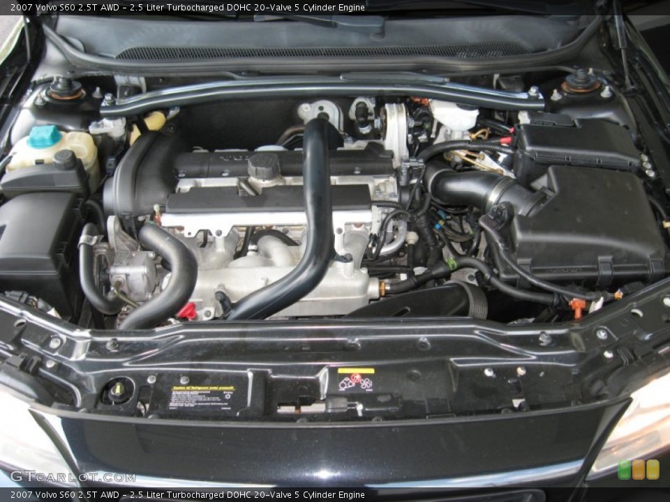 2.5 Liter Turbocharged DOHC 20-Valve 5 Cylinder Engine for the 2007 Volvo S60 #52417659