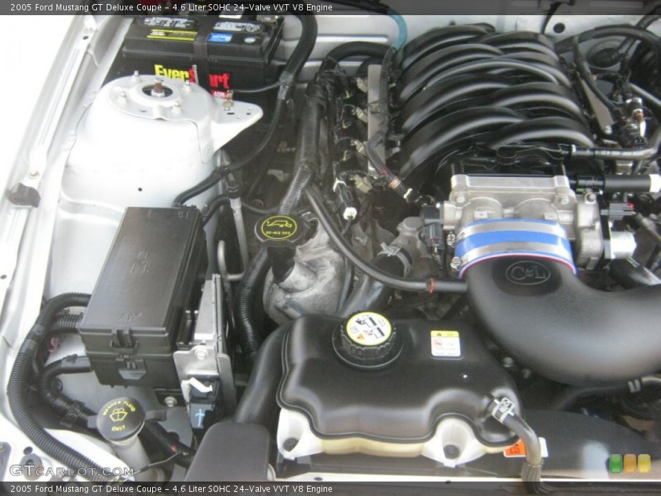 4.6 Liter SOHC 24-Valve VVT V8 Engine for the 2005 Ford Mustang #52420545