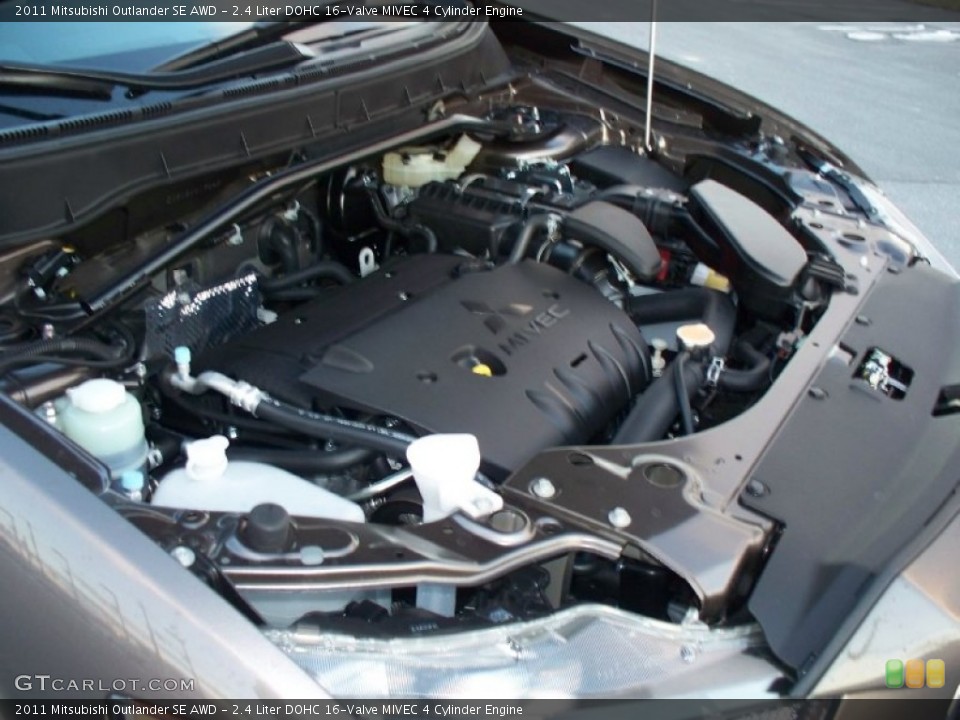 2.4 Liter DOHC 16-Valve MIVEC 4 Cylinder Engine for the 2011 Mitsubishi Outlander #52425186