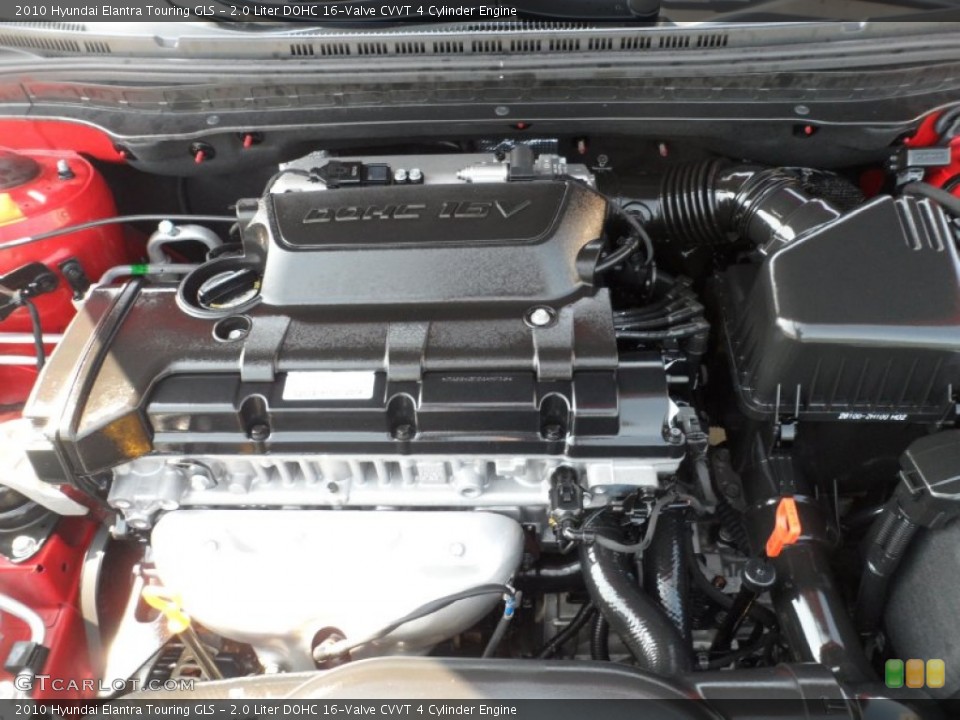 2.0 Liter DOHC 16-Valve CVVT 4 Cylinder Engine for the 2010 Hyundai Elantra #52425387