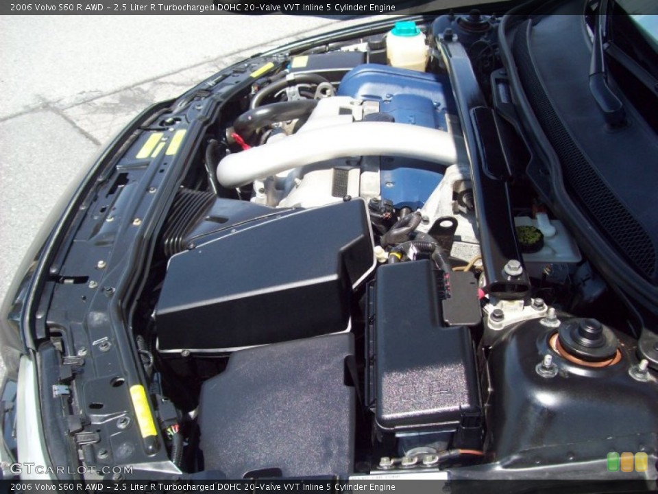 2.5 Liter R Turbocharged DOHC 20-Valve VVT Inline 5 Cylinder Engine for the 2006 Volvo S60 #52425714