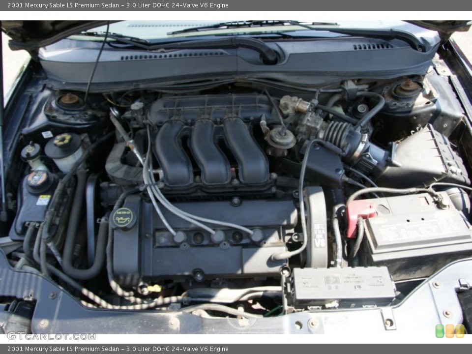 3.0 Liter DOHC 24-Valve V6 Engine for the 2001 Mercury Sable #52427058