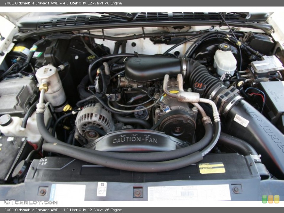 4.3 Liter OHV 12-Valve V6 Engine for the 2001 Oldsmobile Bravada #52427343