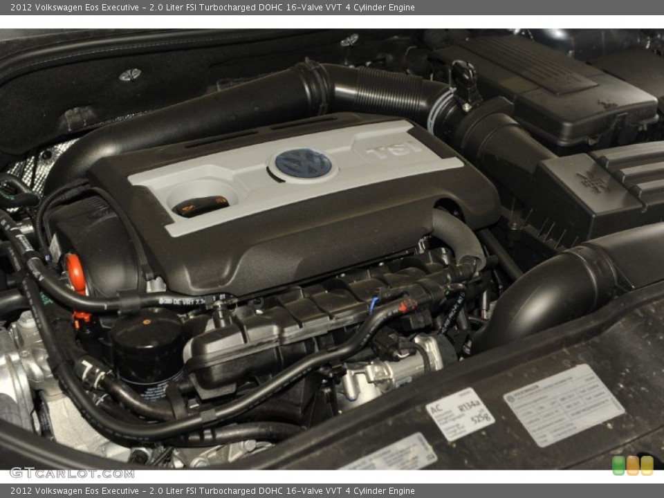 2.0 Liter FSI Turbocharged DOHC 16-Valve VVT 4 Cylinder 2012 Volkswagen Eos Engine