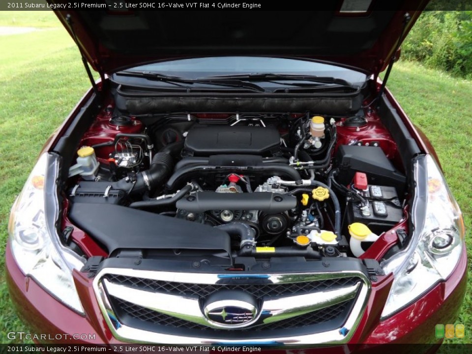 2.5 Liter SOHC 16-Valve VVT Flat 4 Cylinder Engine for the 2011 Subaru Legacy #52435974