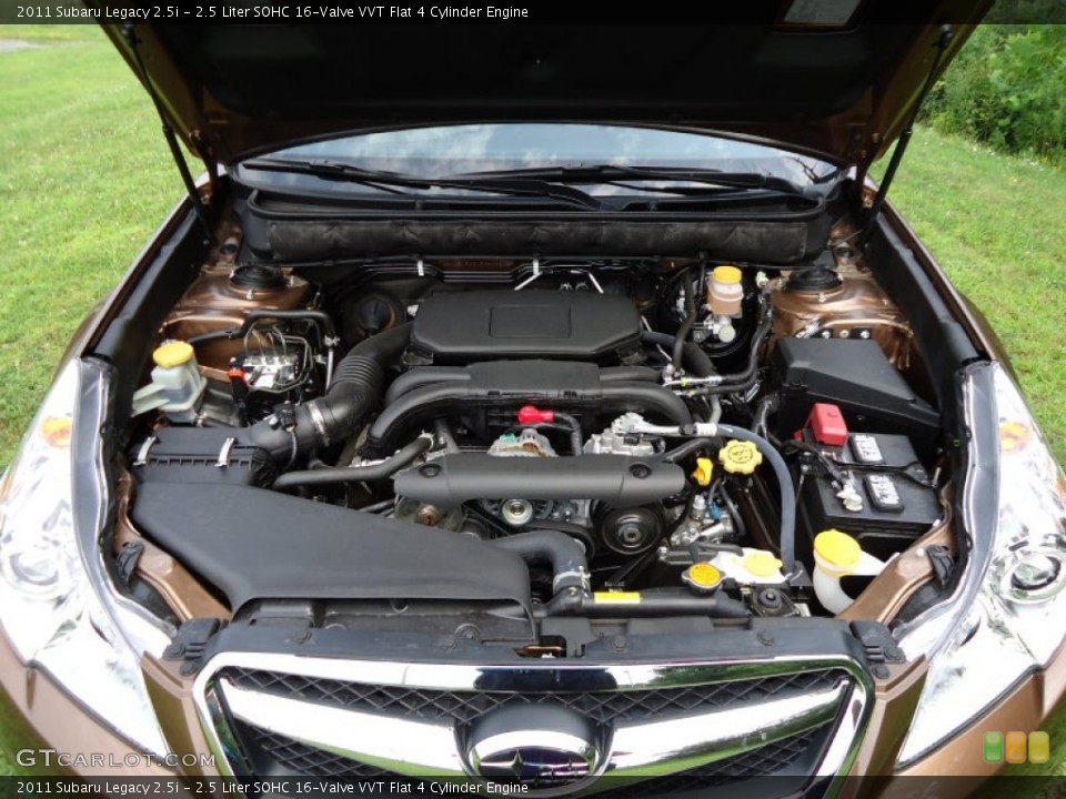 2.5 Liter SOHC 16-Valve VVT Flat 4 Cylinder Engine for the 2011 Subaru Legacy #52436379