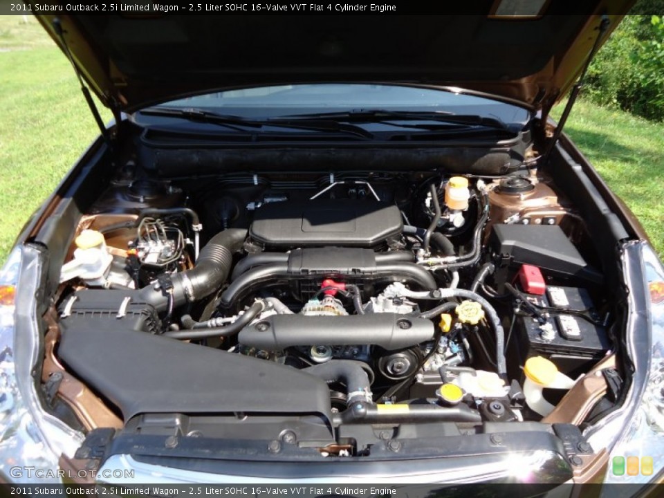 2.5 Liter SOHC 16-Valve VVT Flat 4 Cylinder Engine for the 2011 Subaru Outback #52436874