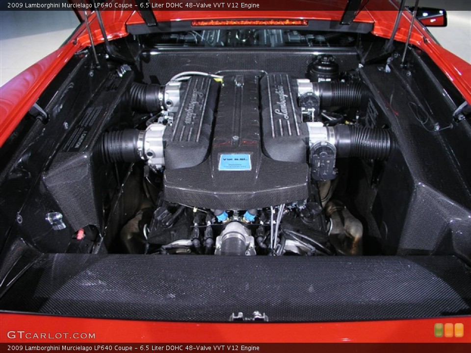 6.5 Liter DOHC 48-Valve VVT V12 Engine for the 2009 Lamborghini Murcielago #524414