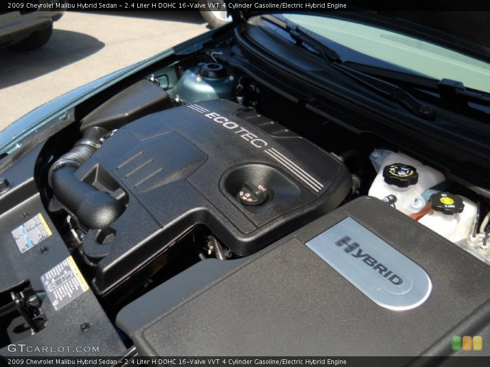 2.4 Liter H DOHC 16-Valve VVT 4 Cylinder Gasoline/Electric Hybrid Engine for the 2009 Chevrolet Malibu #52444966