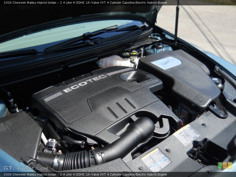 2.4 Liter H DOHC 16-Valve VVT 4 Cylinder Gasoline/Electric Hybrid Engine for the 2009 Chevrolet Malibu #52444987