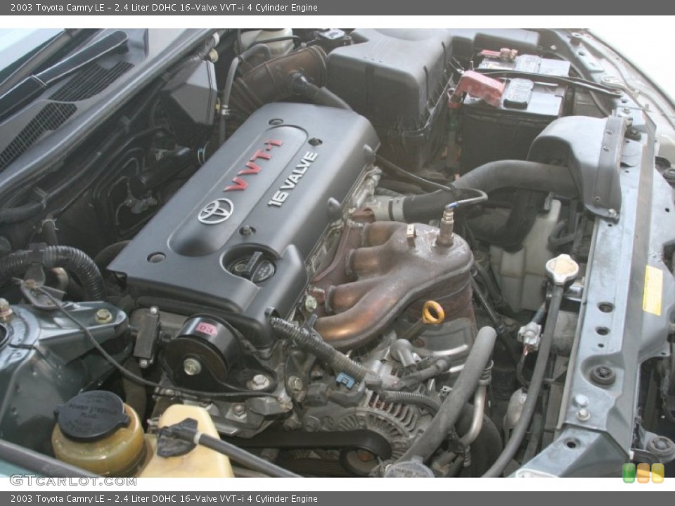 2.4 Liter DOHC 16-Valve VVT-i 4 Cylinder Engine for the 2003 Toyota Camry #52449778