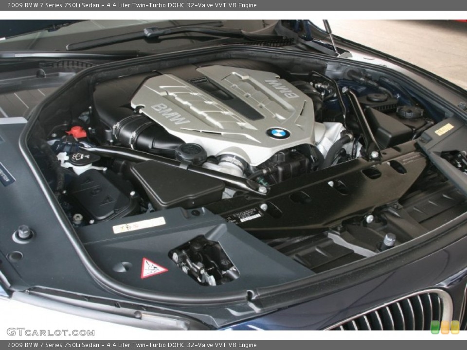 4.4 Liter Twin-Turbo DOHC 32-Valve VVT V8 Engine for the 2009 BMW 7 Series #52452001