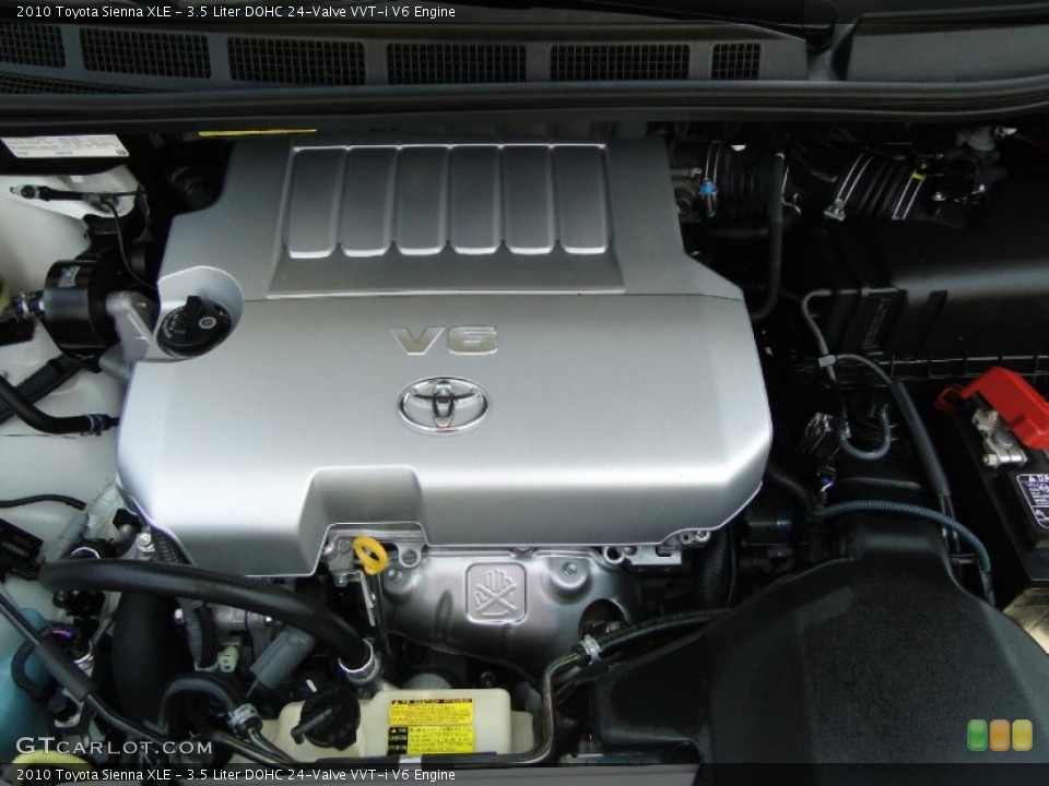 3.5 Liter DOHC 24-Valve VVT-i V6 Engine for the 2010 Toyota Sienna #52462823