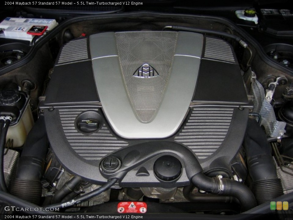 5.5L Twin-Turbocharged V12 2004 Maybach 57 Engine