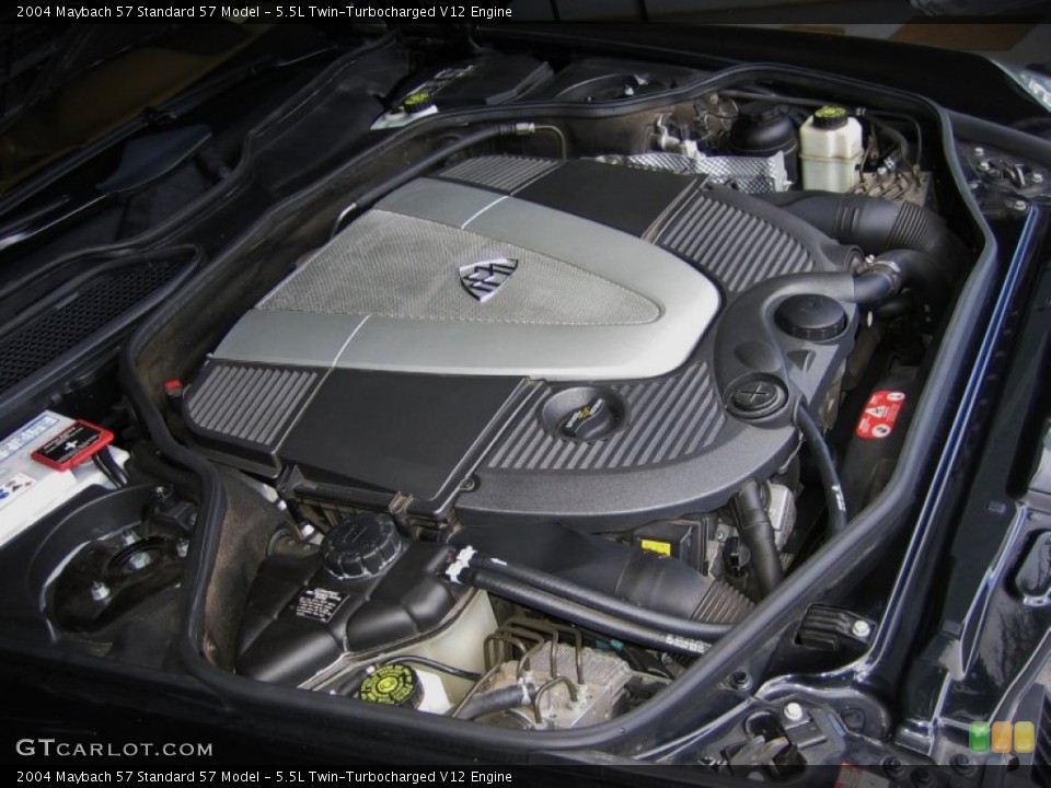 5.5L Twin-Turbocharged V12 Engine for the 2004 Maybach 57 #52473413