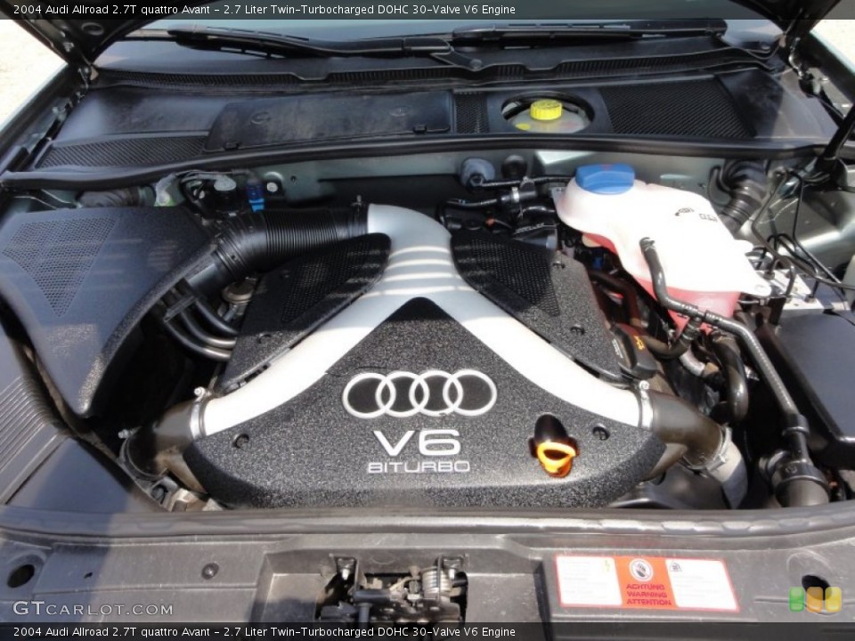 2.7 Liter Twin-Turbocharged DOHC 30-Valve V6 Engine for the 2004 Audi Allroad #52488395