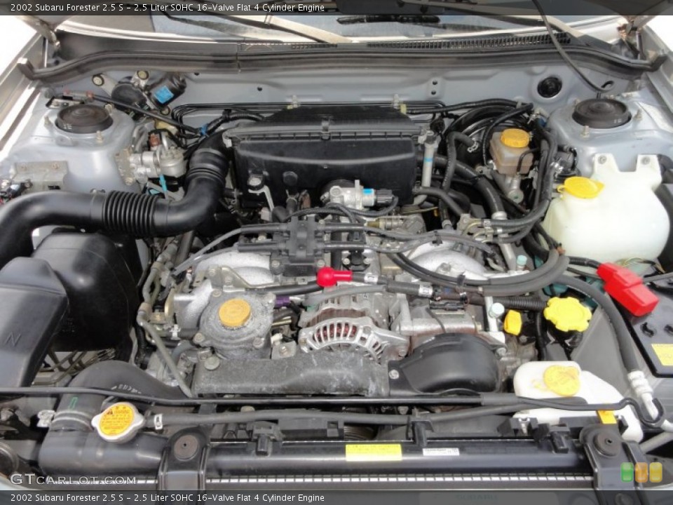 2.5 Liter SOHC 16-Valve Flat 4 Cylinder Engine for the 2002 Subaru Forester #52489145