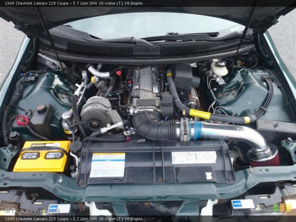 5.7 Liter OHV 16-Valve LT1 V8 Engine for the 1996 Chevrolet Camaro #52490771