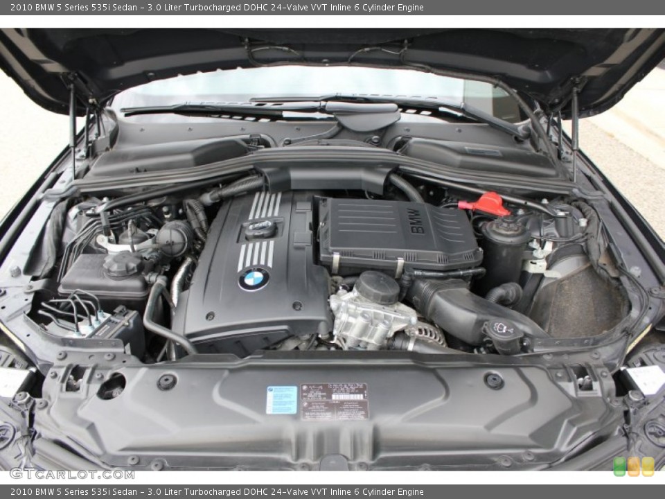 3.0 Liter Turbocharged DOHC 24-Valve VVT Inline 6 Cylinder Engine for the 2010 BMW 5 Series #52498985