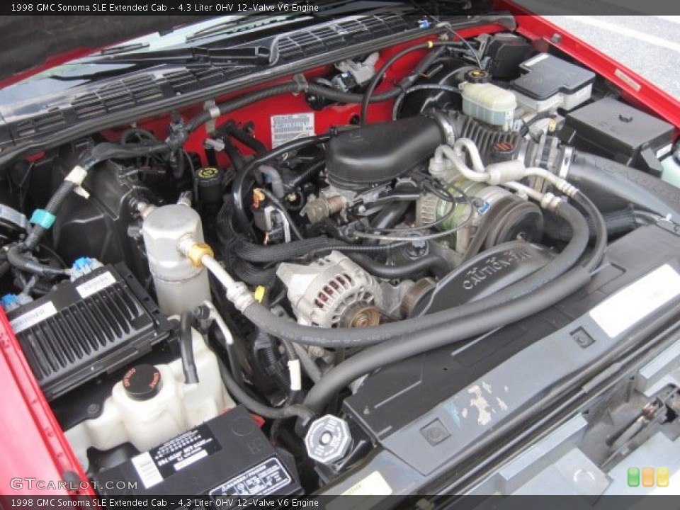 4.3 Liter OHV 12-Valve V6 Engine for the 1998 GMC Sonoma #52509711 | GTCarLot.com 1998 Gmc Sonoma Engine 4.3 L V6