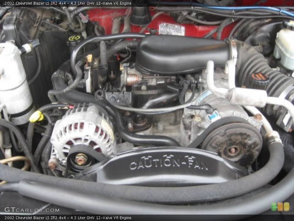 4.3 Liter OHV 12-Valve V6 Engine for the 2002 Chevrolet Blazer #52517877