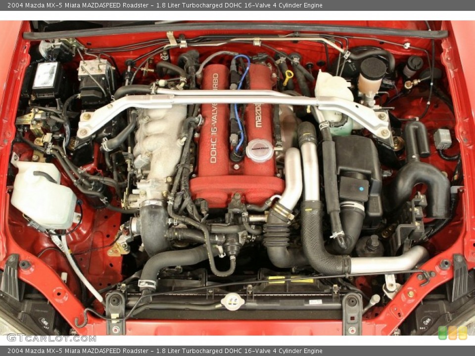 1.8 Liter Turbocharged DOHC 16-Valve 4 Cylinder Engine for the 2004 Mazda MX-5 Miata #52522824