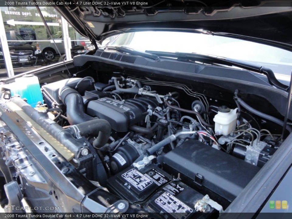 4.7 Liter DOHC 32-Valve VVT V8 Engine for the 2008 Toyota Tundra #52532466