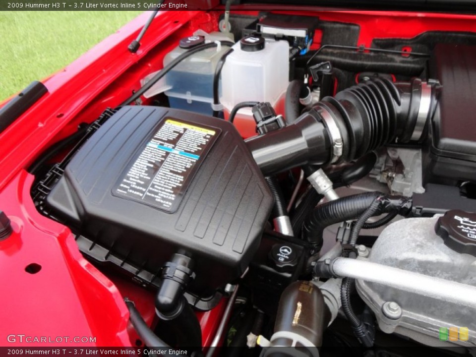 3.7 Liter Vortec Inline 5 Cylinder Engine for the 2009 Hummer H3 #52546761