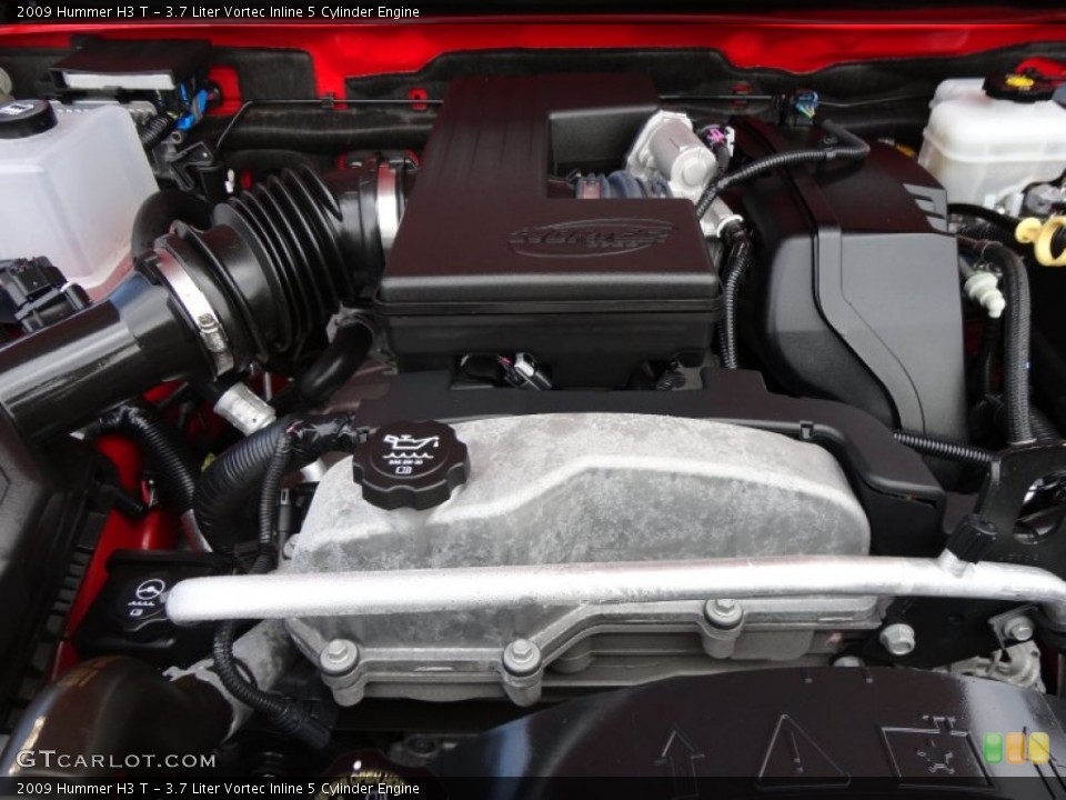 3.7 Liter Vortec Inline 5 Cylinder Engine for the 2009 Hummer H3 #52546764